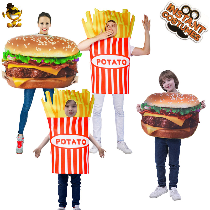 Ethnic Wear - Adult French Fries Performance Props Costume