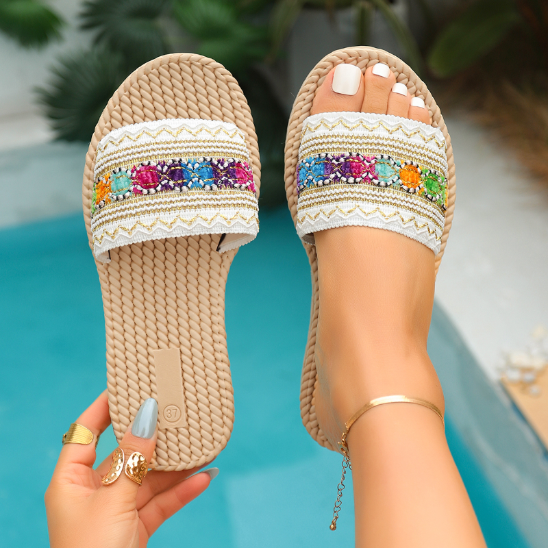 Ethnic Fashion Style - 2026 New Summer Women Slippers Beach