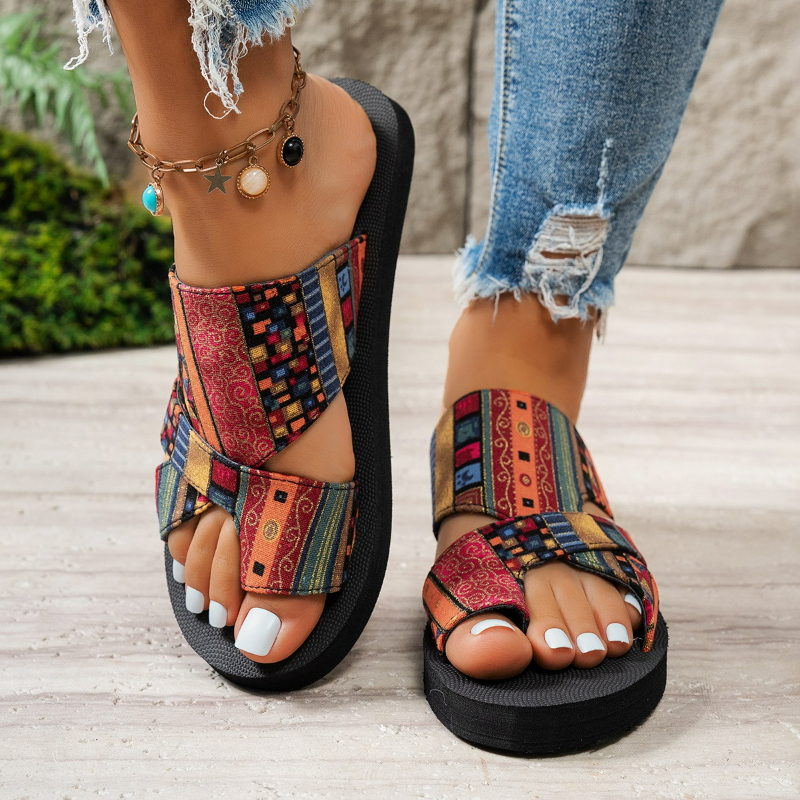 Ethnic Fashion Style - Summer Women Slippers Platform Sandals Fashion