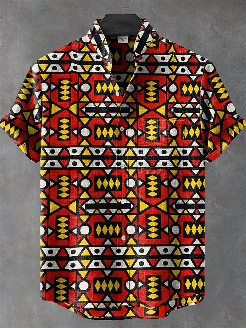 Men's Short Sleeve Shirt Vinta - مراجعة Men'S Ethnic Fashion Trends وسعره