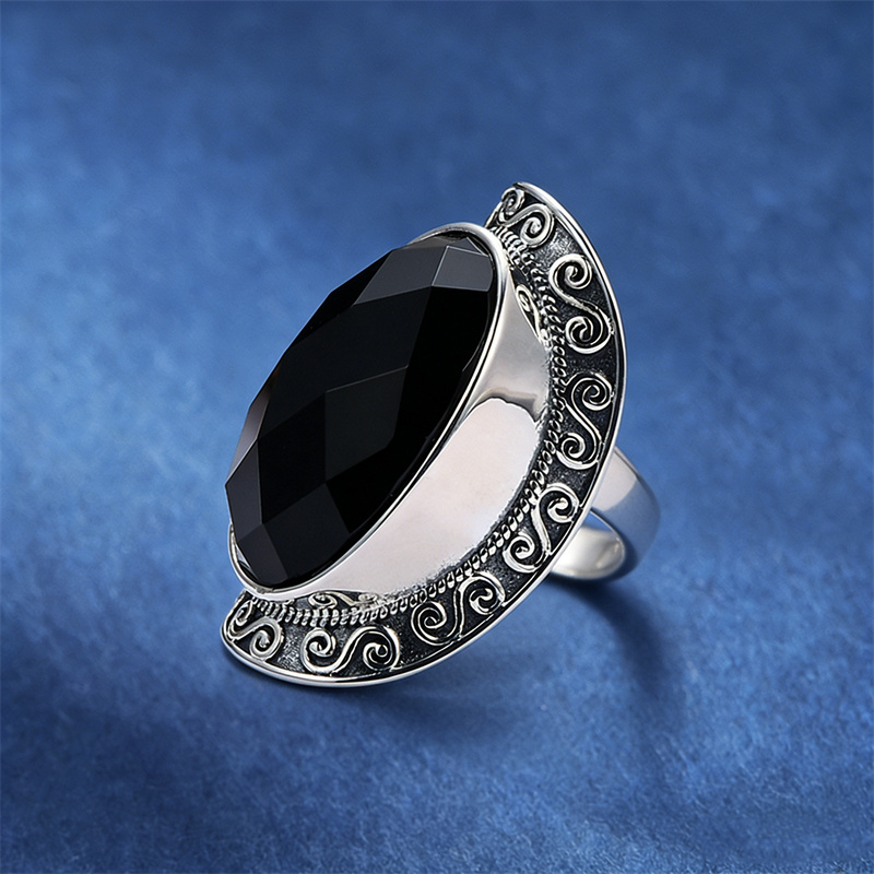 BOCAI New S925 Silver Rings fo - مراجعة Men'S Ethnic Fashion Trends وسعره