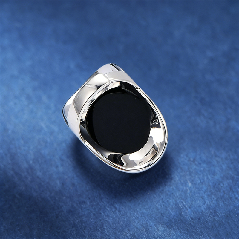 BOCAI New S925 Silver Rings fo - مراجعة Men'S Ethnic Fashion Trends وسعره