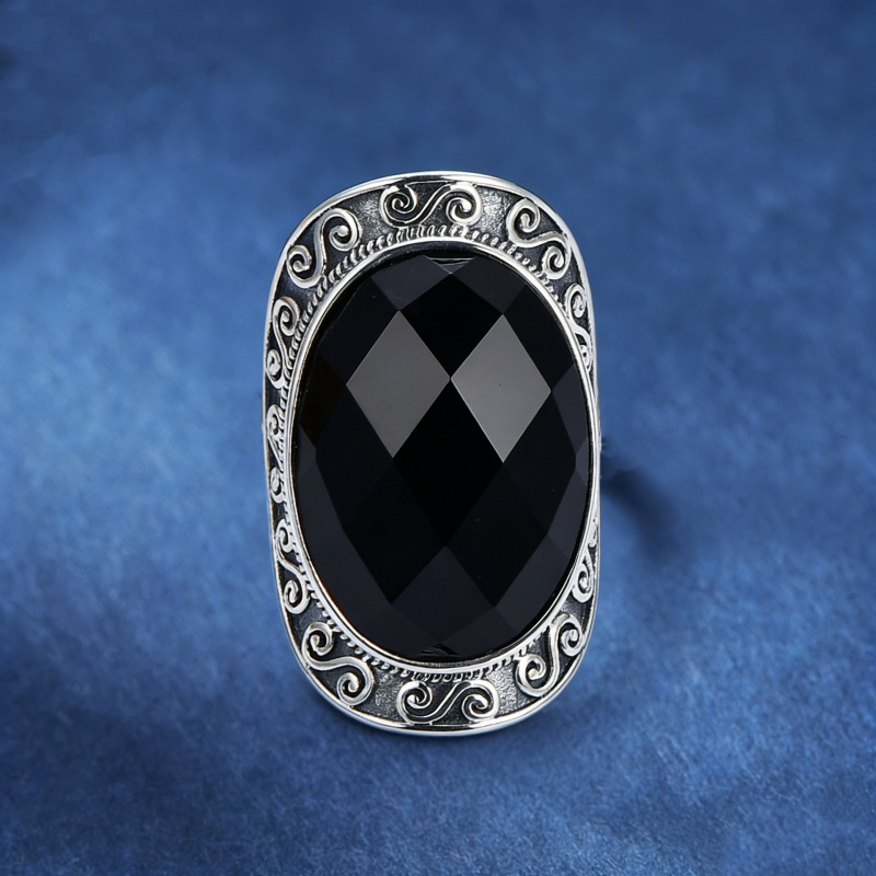 BOCAI New S925 Silver Rings fo - مراجعة Men'S Ethnic Fashion Trends وسعره