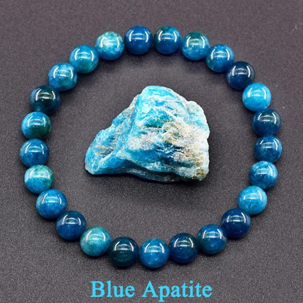 1pcs Apatite Style Bracelet Bl - مراجعة Men'S Ethnic Fashion Trends وسعره
