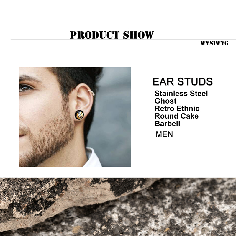 Earrings Retro Ethnic Round Ca - مراجعة Men'S Ethnic Fashion Trends وسعره