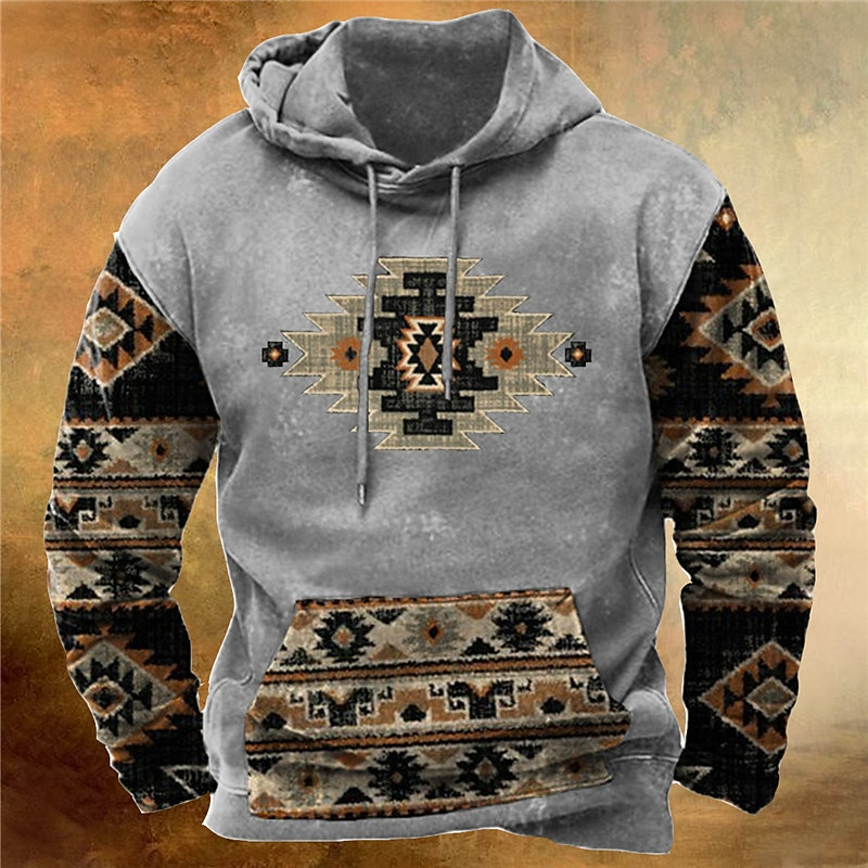 Vintage 3D Ethnic Printed New  - مراجعة Men'S Ethnic Fashion Trends وسعره