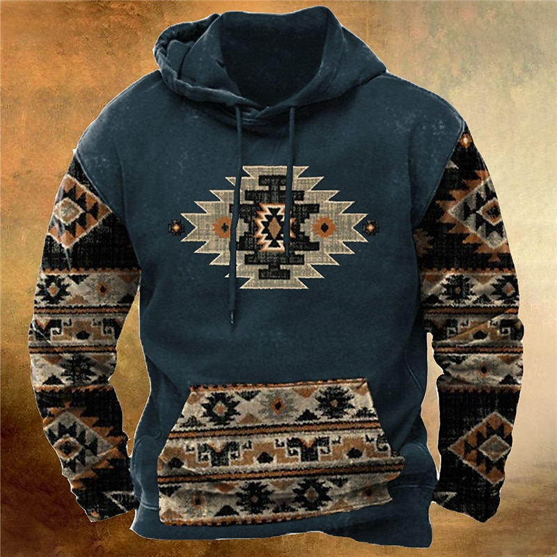 Vintage 3D Ethnic Printed New  - مراجعة Men'S Ethnic Fashion Trends وسعره