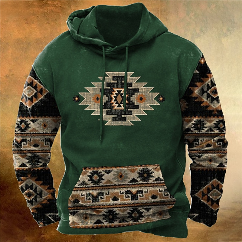 Vintage 3D Ethnic Printed New  - مراجعة Men'S Ethnic Fashion Trends وسعره