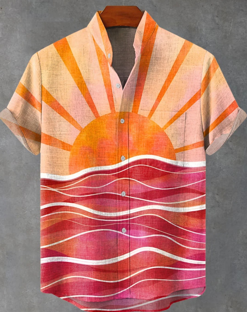 New Ethnic Style Sunset 3D Pri - مراجعة Ethnic Fast Fashion وسعره