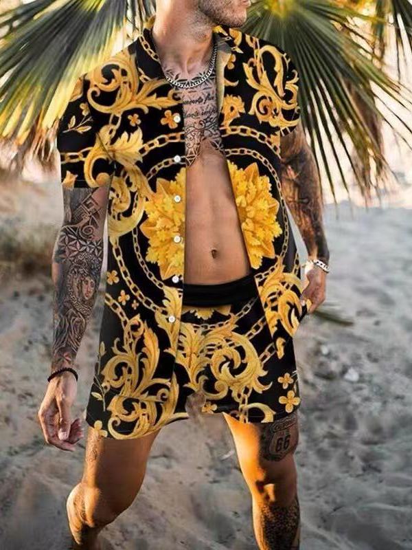 Summer Men's Casual Loose Shor - مراجعة Ethnic Fashion Style وسعره