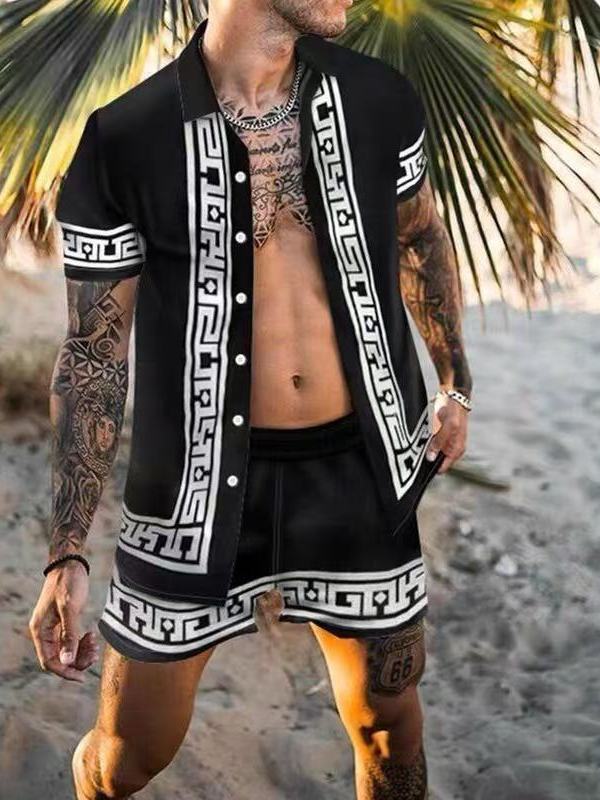 Summer Men's Casual Loose Shor - مراجعة Ethnic Fashion Style وسعره