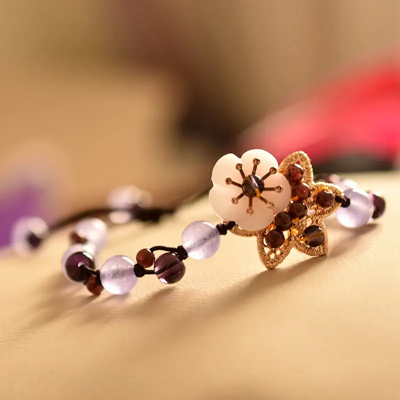 Chinese Crystal Mori Bracelet  - مراجعة Ethnic Fashion Style وسعره