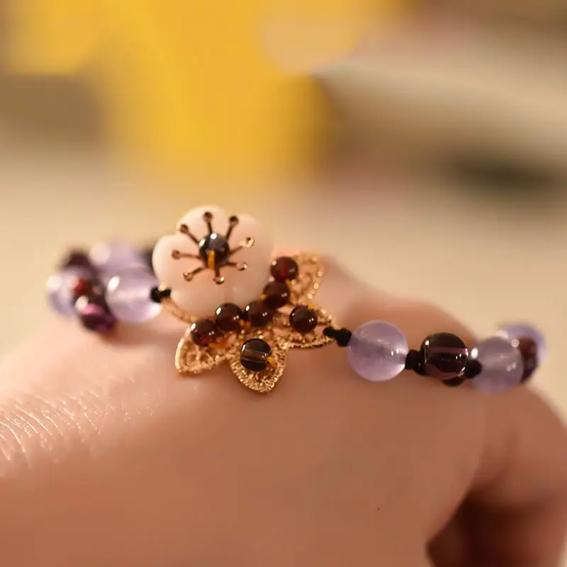 Chinese Crystal Mori Bracelet  - مراجعة Ethnic Fashion Style وسعره