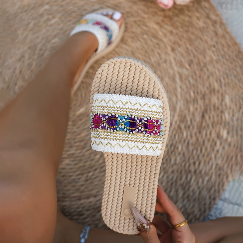 Women's Outdoor Flat Sandals D - مراجعة Ethnic Fashion Style وسعره