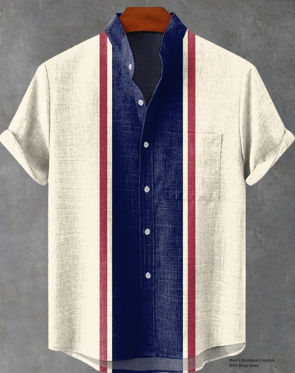 New Linen Men's 3D Ethnic Patt - مراجعة Ethnic Fast Fashion وسعره