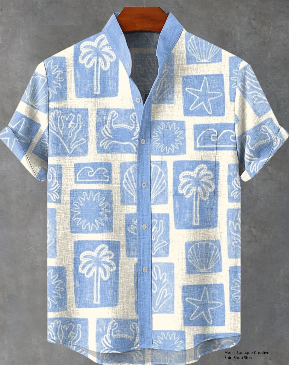 New Linen Men's 3D Ethnic Patt - مراجعة Ethnic Fast Fashion وسعره