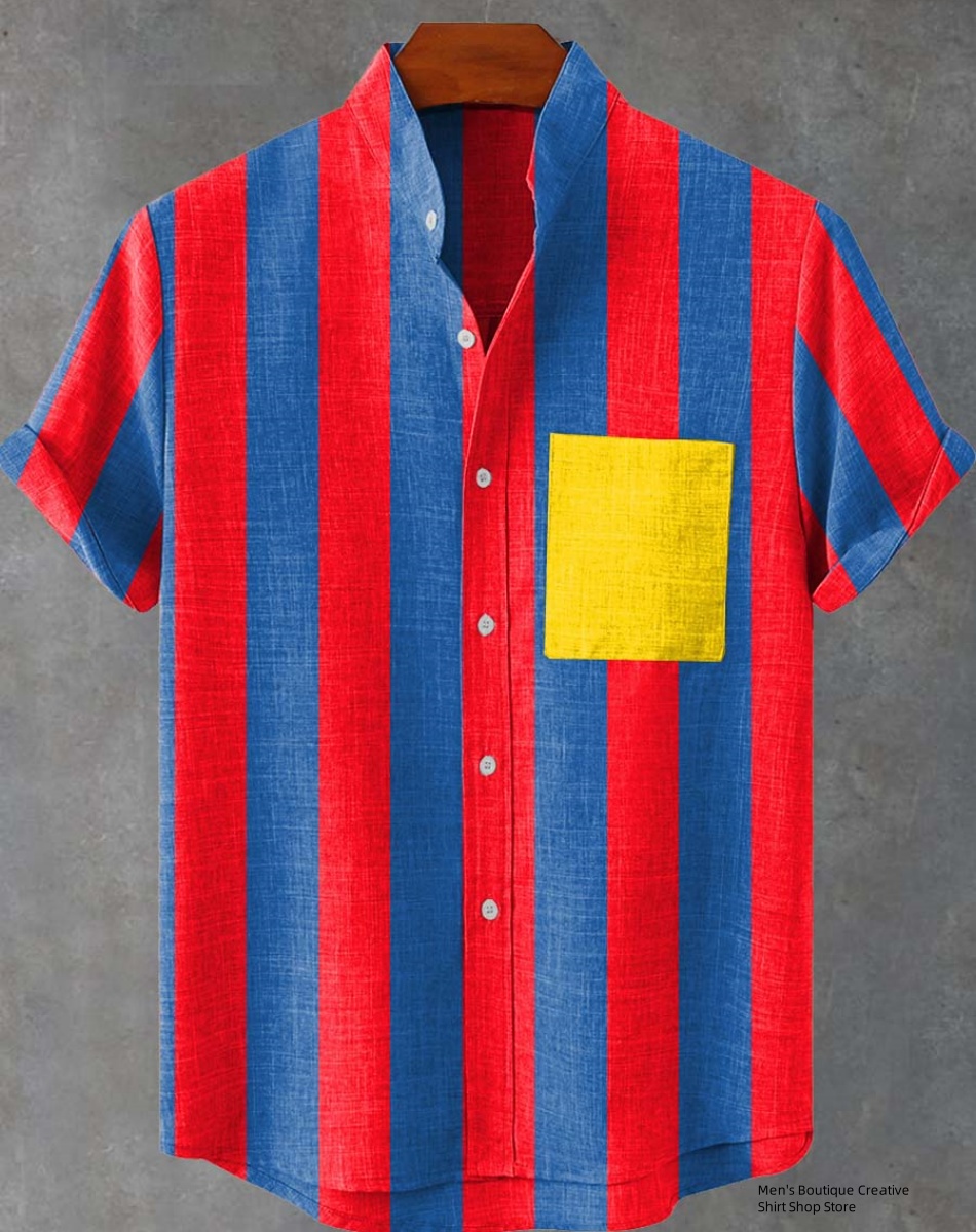 New Linen Men's 3D Ethnic Patt - مراجعة Ethnic Fast Fashion وسعره