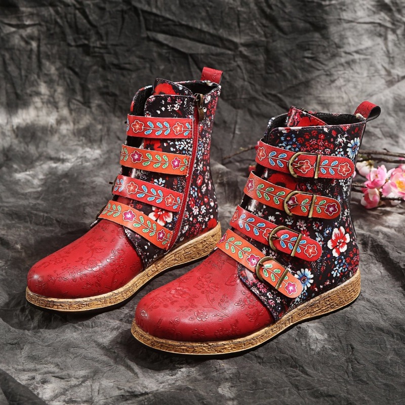 Brand Women's Boots 2026 Sprin - مراجعة Ethnic Fashion Style وسعره