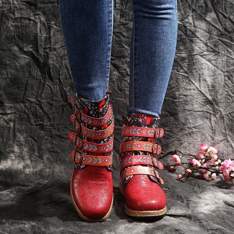 Brand Women's Boots 2026 Sprin - مراجعة Ethnic Fashion Style وسعره