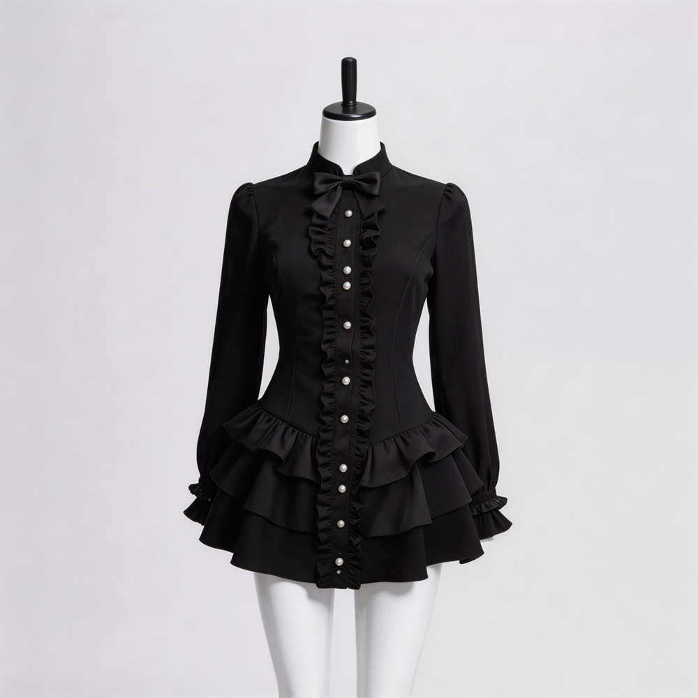 Black Gothic Short Skirt Hallo - مراجعة Ethnic Wear وسعره