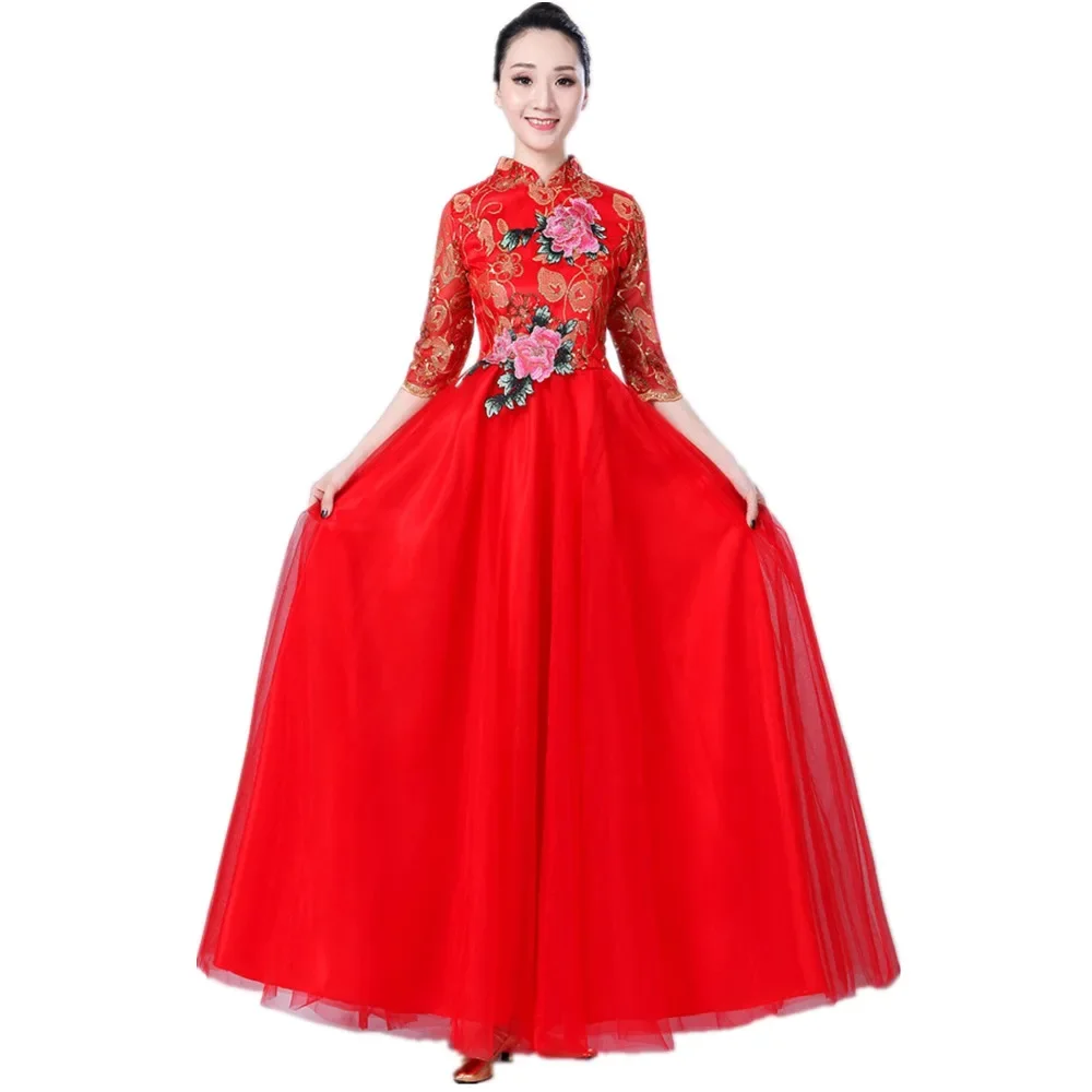 Ethnic Style Embroidery Chines - مراجعة Ethnic Dress Fashion Show وسعره