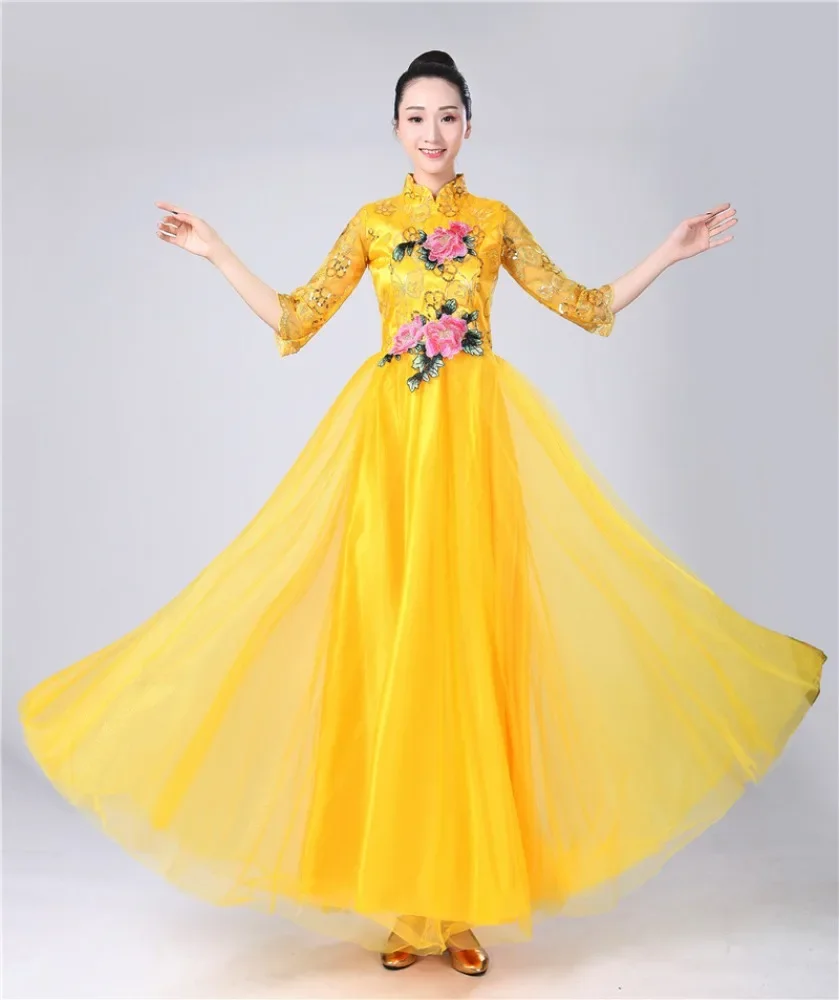 Ethnic Style Embroidery Chines - مراجعة Ethnic Dress Fashion Show وسعره