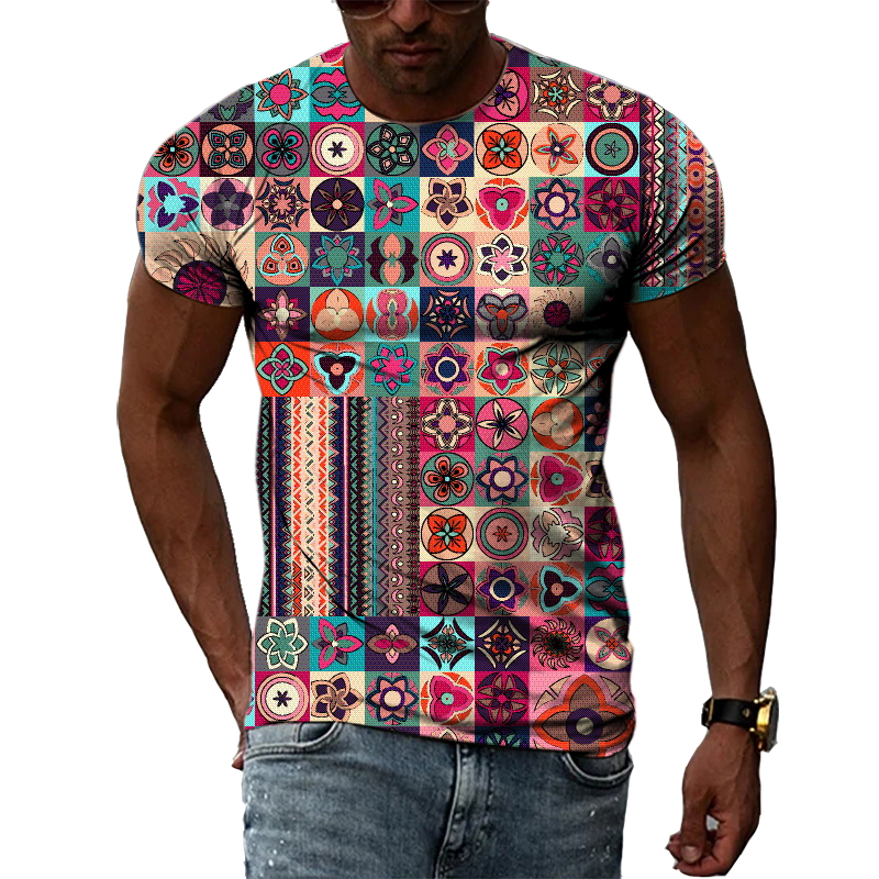 New 3D Fashion Ethnic Colorful - مراجعة Men'S Ethnic Fashion Trends وسعره