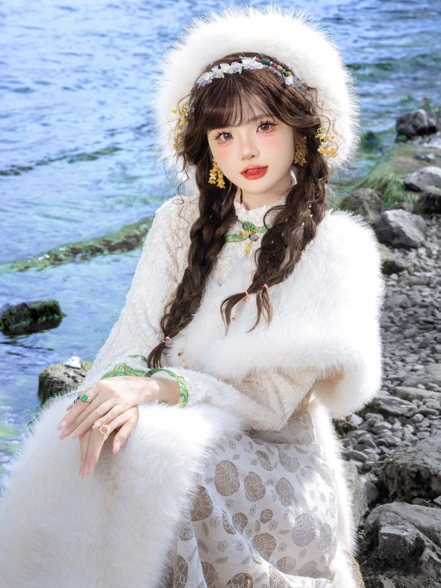 Tibetan Costume Photography Cl - مراجعة Ethnic Fashion Style وسعره