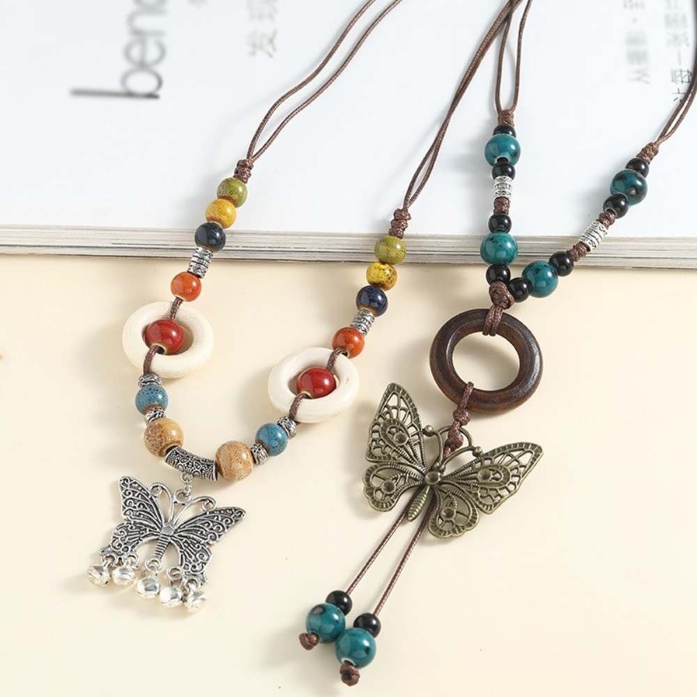 Ethnic Style Butterfly Pendant - مراجعة Ethnic Wear Fashion Designer وسعره