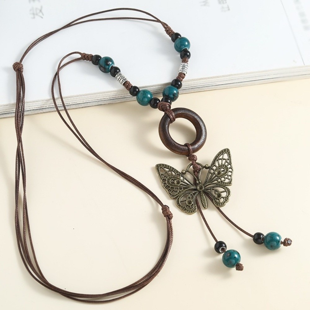 Ethnic Style Butterfly Pendant - مراجعة Ethnic Wear Fashion Designer وسعره