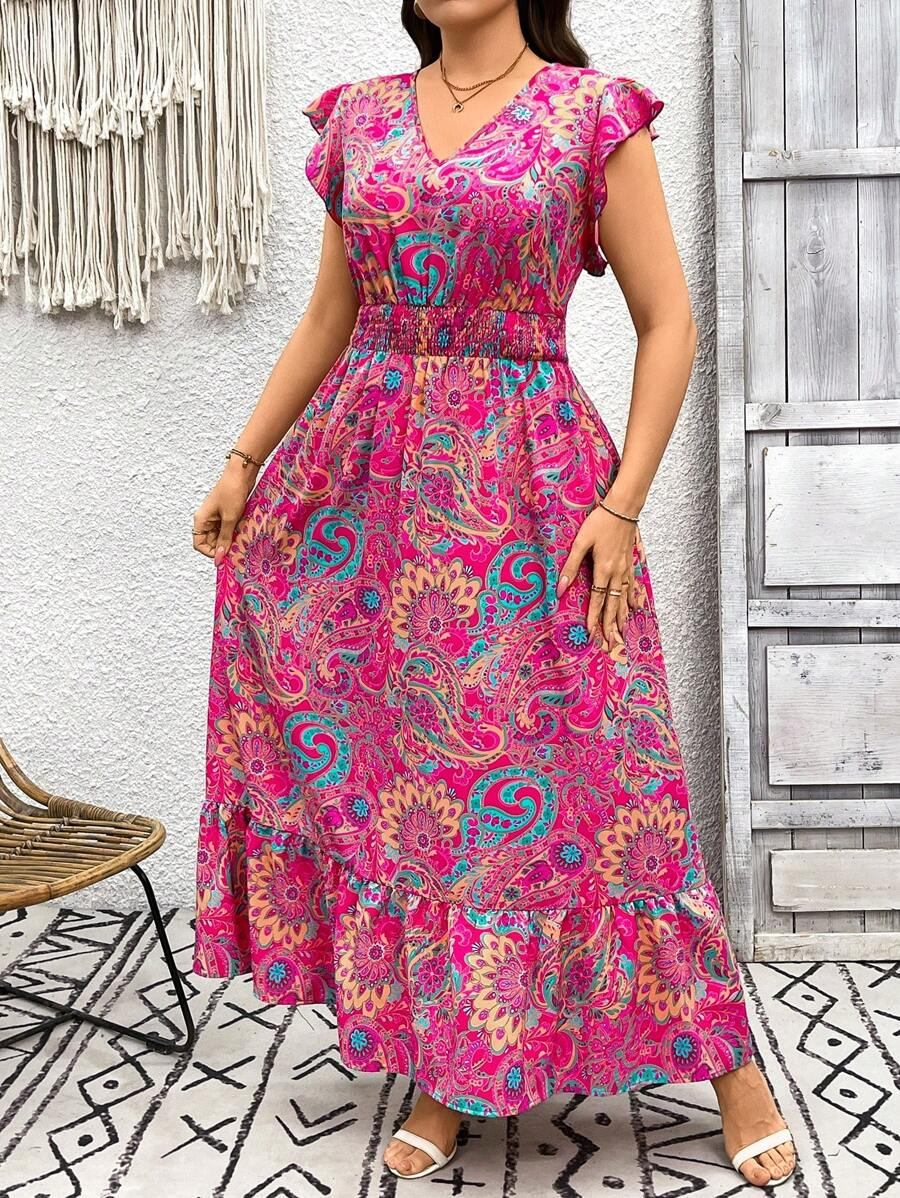 Elegant Long Dress with Ethnic - مراجعة Ethnic Wear Fashion Designer وسعره