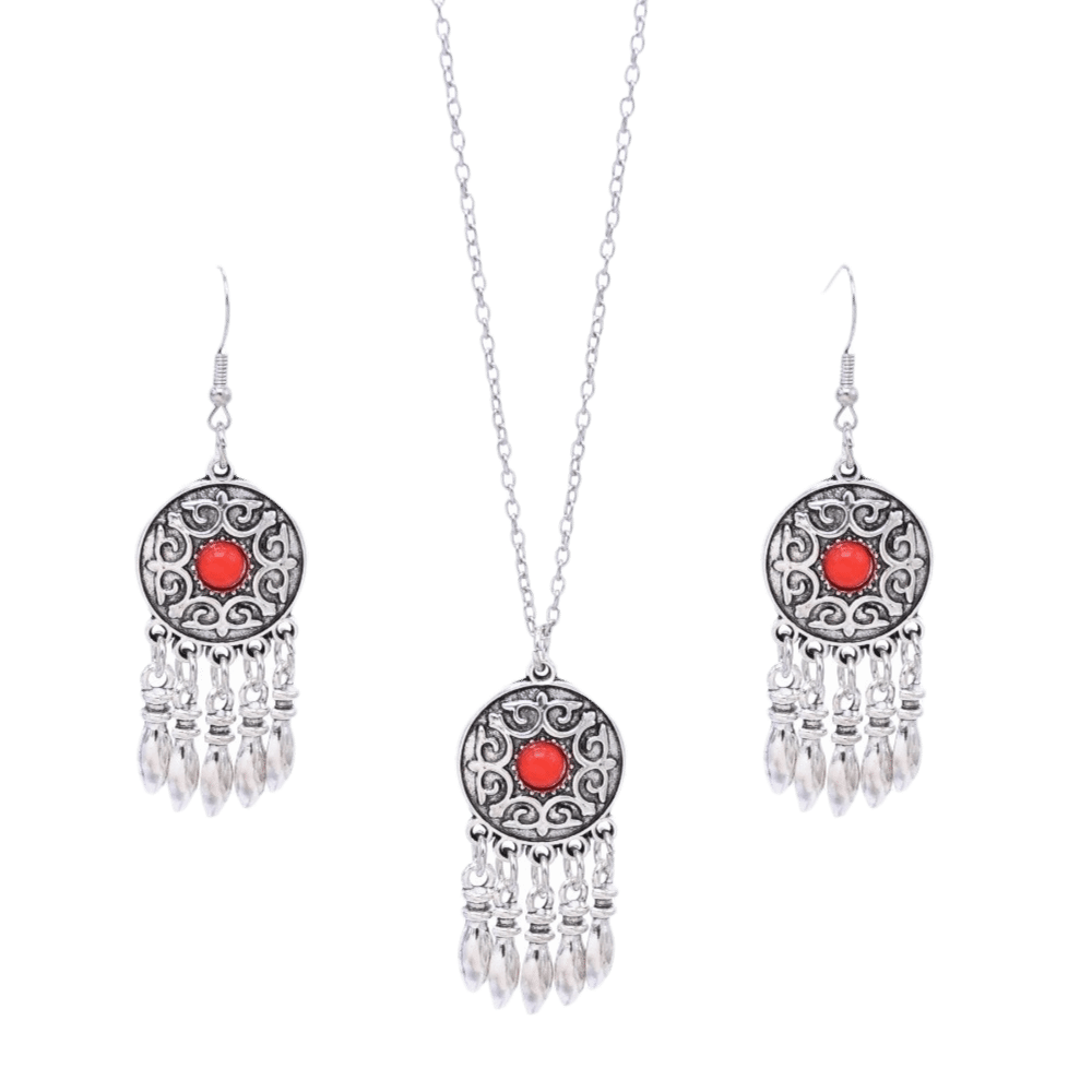 Silver Color Alloy Vintage Eth - مراجعة Ethnic Wear Fashion Designer وسعره